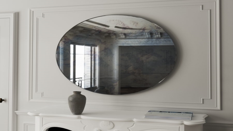 Hang A Frameless Mirror On Wall, How To Put Up Frameless Mirror
